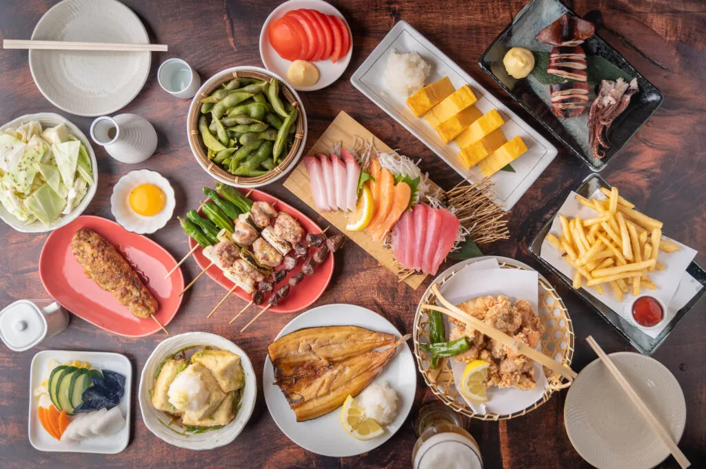 旬の食材を楽しむ、<br>夜のお料理